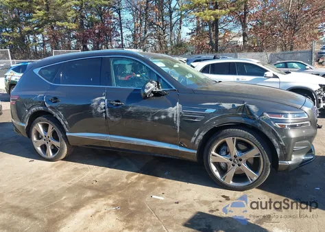 2024 Genesis Gv80 3.5T Awd из США, поврежденный, VIN KMUHCESCXRU180377